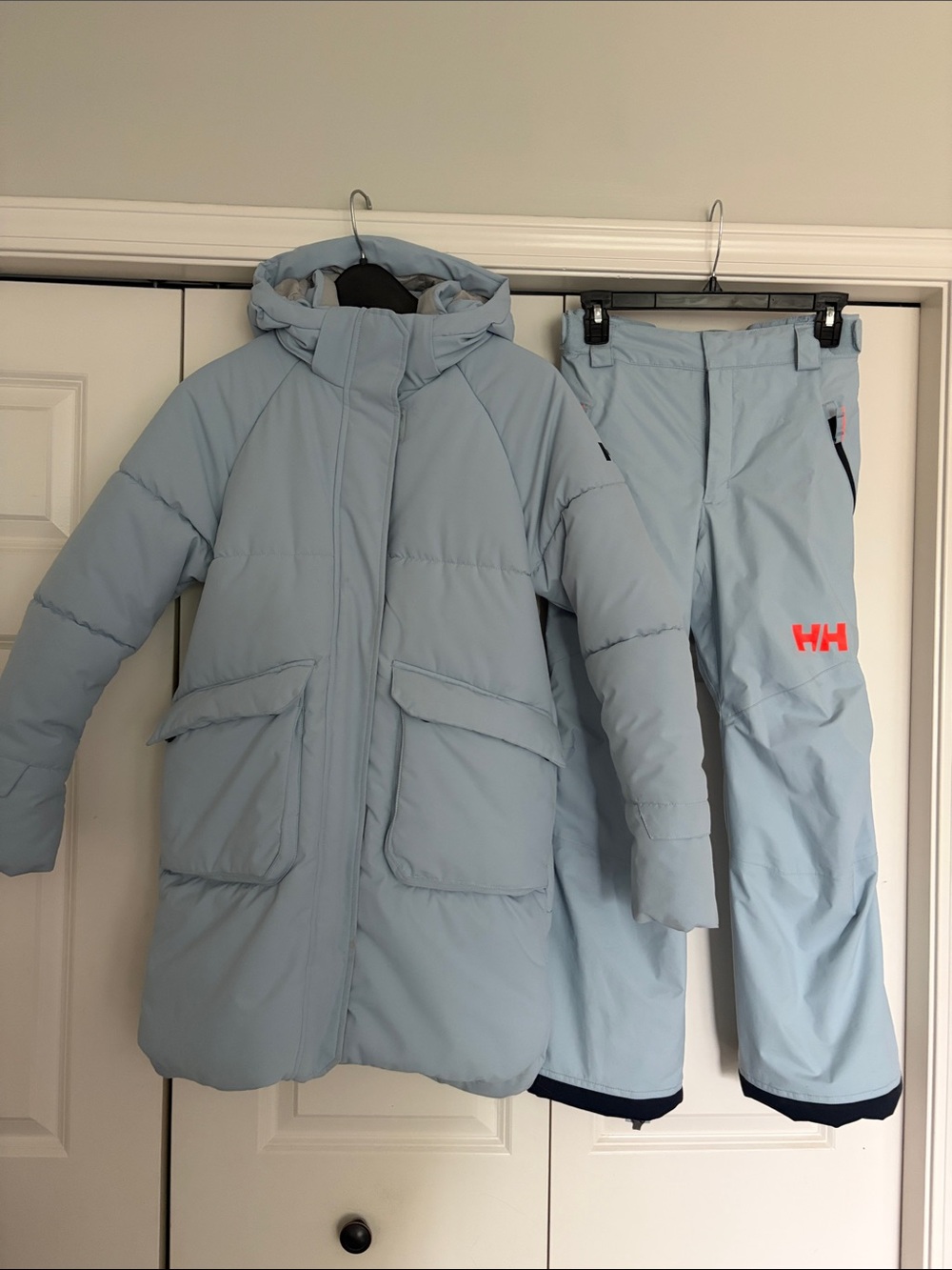 Helly Hansen Sienna Parka Coat Blue 41854-582 Baby Trooper Size 12, ski pants 10